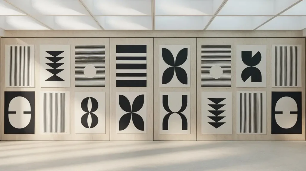 Cadres et affiches minimalistes