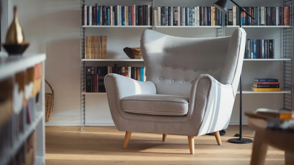 Fauteuil xxl scandinave confortable pour salon