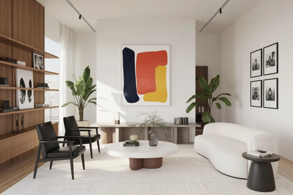 Décorer un salon moderne sans l'encombrer (2)