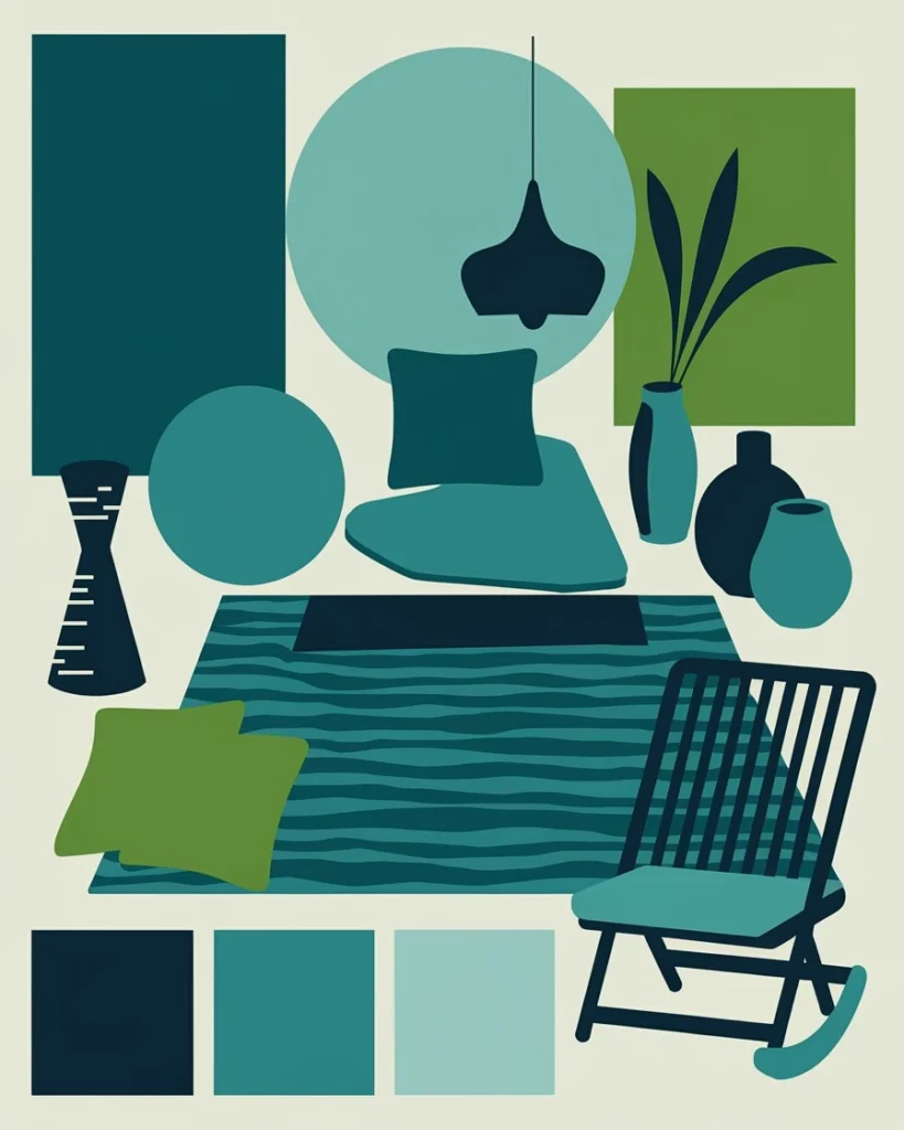 palette de couleurs pour une déco Airbnb photogénique