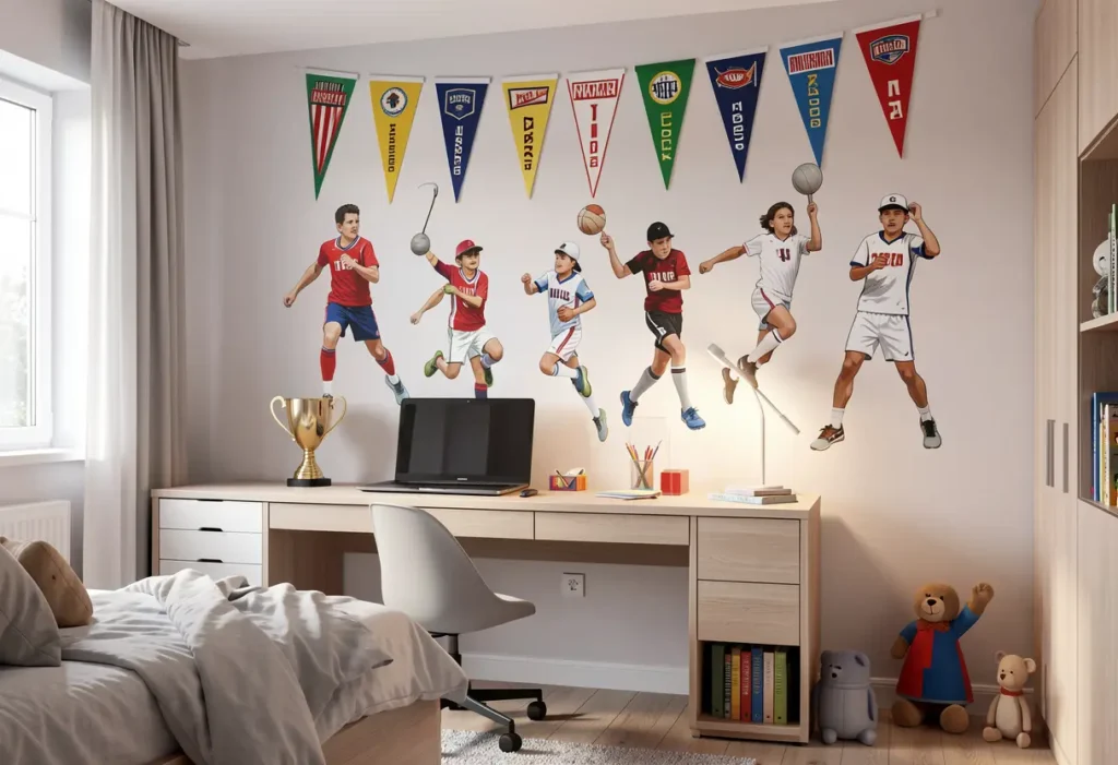 Aménager une chambre d'enfant sportive