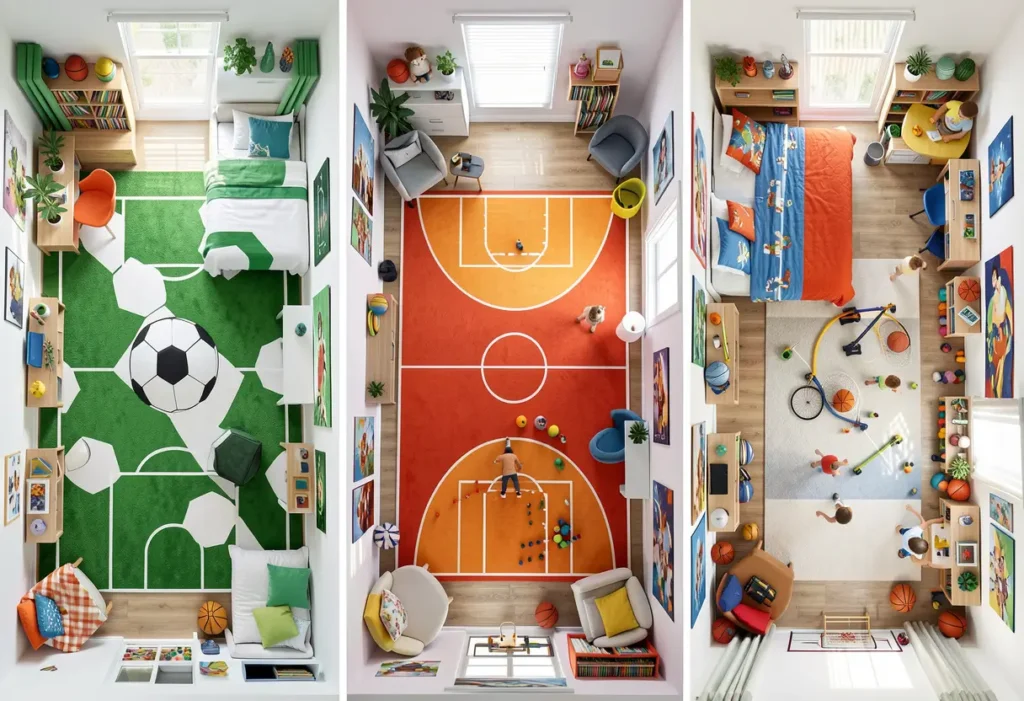 Aménager une chambre d'enfant sportive