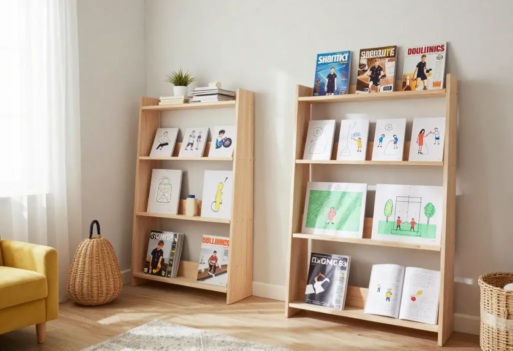 Idées déco chambre enfant sportive moderne : mobilier malin, accessoires sportifs et rangements pratiques